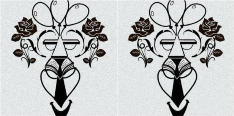 Free Optical Illusion-Based Personality Quiz Reveals Your Best Traits An abstract image, maybe a vase, maybe a lion or more, for a personality quiz