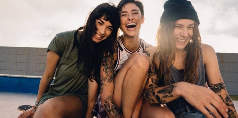 Why Your Friends Shouldn't All Be The Same Age group of friends laughing