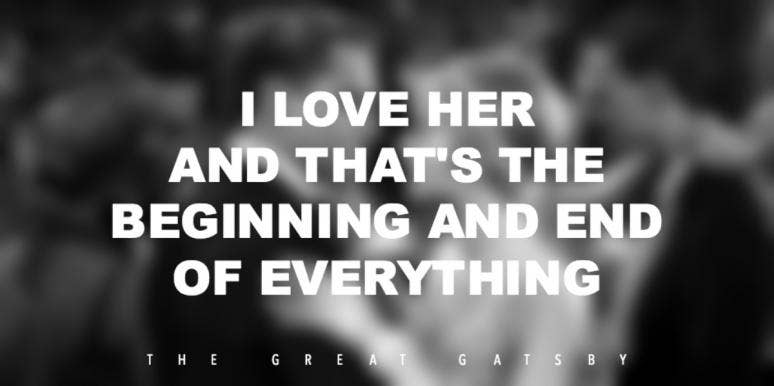 The Great Gatsby Quote