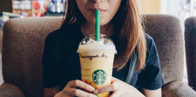 I Gave Up Caffeine For Good And Here's What Happened woman drinking starbucks