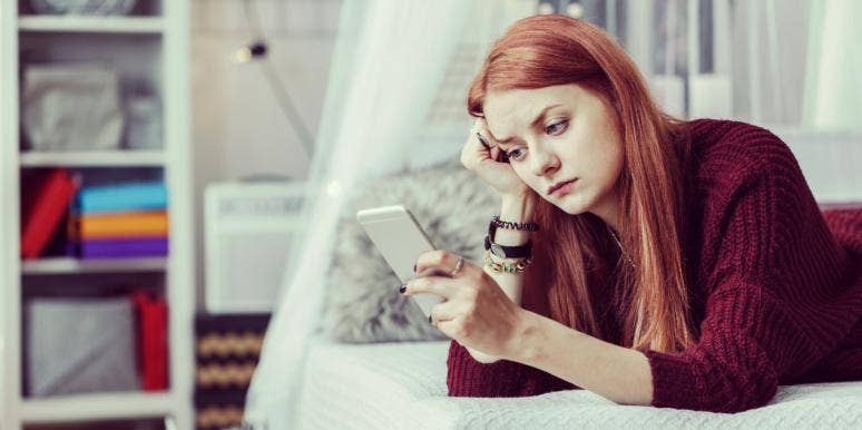 5 Questions To Ask Yourself Before Getting Back Together With Your Ex woman wondering about getting back with an ex