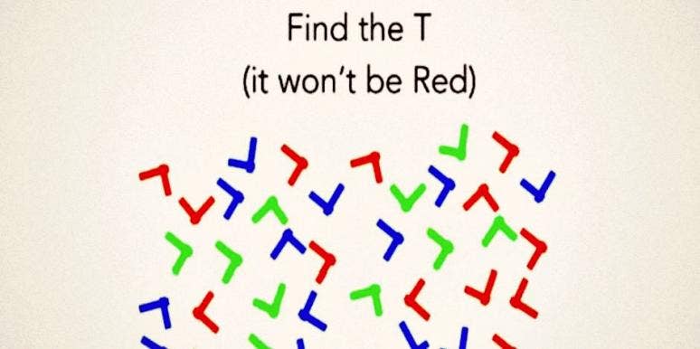 If You Can Find The 'T' In This Puzzle Test, You're Gifted If You Can Find The 'T' In This Puzzle Test, You're Gifted