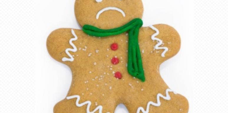 sad gingerbread man