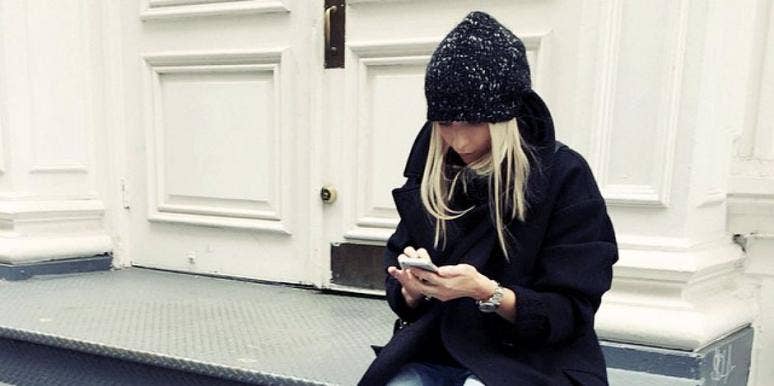 girl on phone girl on phone
