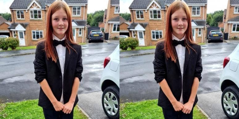 11-Year-Old Girl Mocked By Parents For Wearing Suit To Prom 11-year-old wears suit school dance