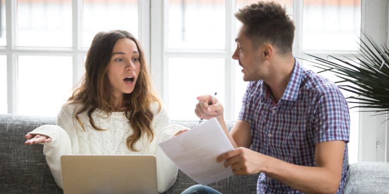 Woman Refuses To Pay Rent Towards Her Boyfriend’s Mortgage If She Moves In With Him Couple arguing