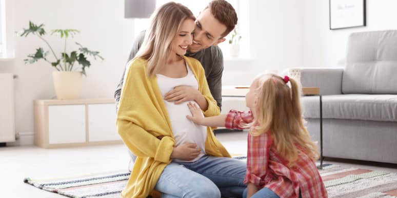 What I've Learned By Going Through Pregnancy Twice family gathering