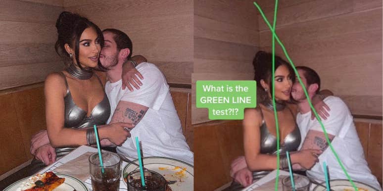What Is The Green Line Test? Inside The Sexist Internet Theory Kim Kardashian, Pete Davidson, Green Line Test