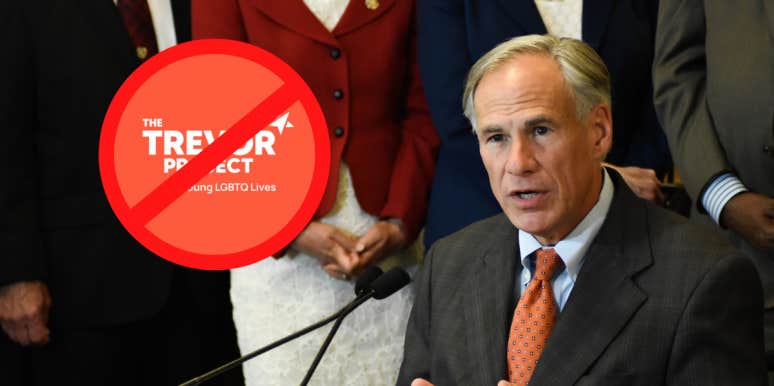 Texas Attacks LGBTQ Youth By Removing Suicide Prevention Resources From Website Greg Abbot Trevor Project