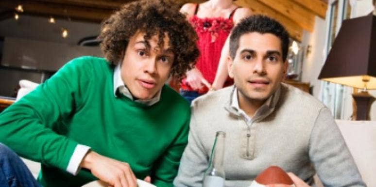 guys watching football