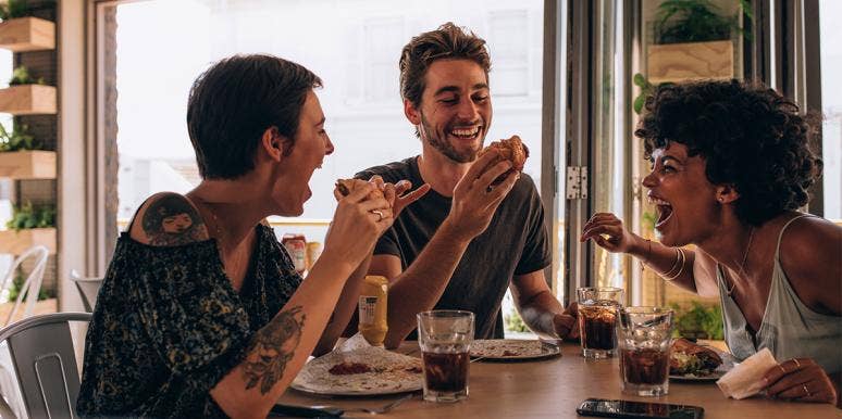 The 12 Habits Of Likeable People friends laughing and getting along