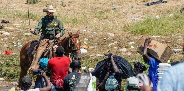 Video Of U.S. Border Patrol Whipping Haitian Migrants Outrages White House Haitian migrants at the border