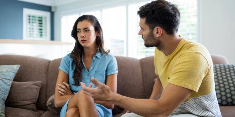 The 6 Types Of (Healthy) Fights Every Long-Lasting Relationship Must Have To Survive arguing couple