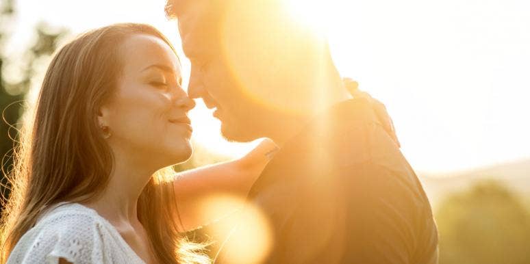 Somehow You've Managed To Make The Girl Who Is Broken, Smile Again happy couple in sunlight