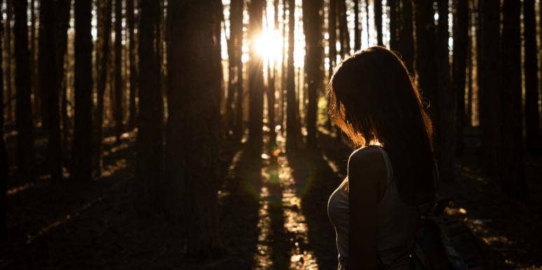 If You're Worried That Your Heart Will Never Feel Whole Again, Read This woman in woods