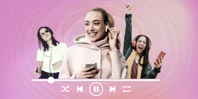 35 Songs To Add To Your Playlist If You Want To Manifest A Better Life women listening to high vibration songs