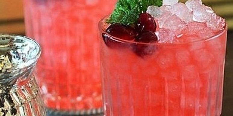 pomegranate holiday cocktail pomegranate holiday cocktail
