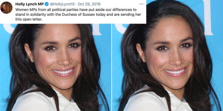 How Female Members Of Parliament Are Supporting Meghan Markle Holly Lynch tweet and Meghan Markle