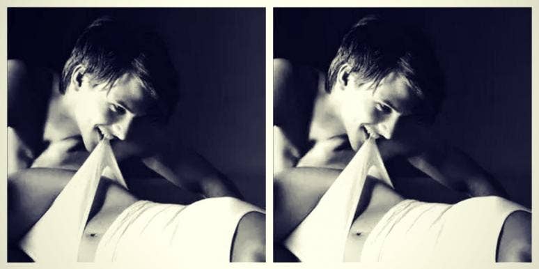 man biting panties man biting panties