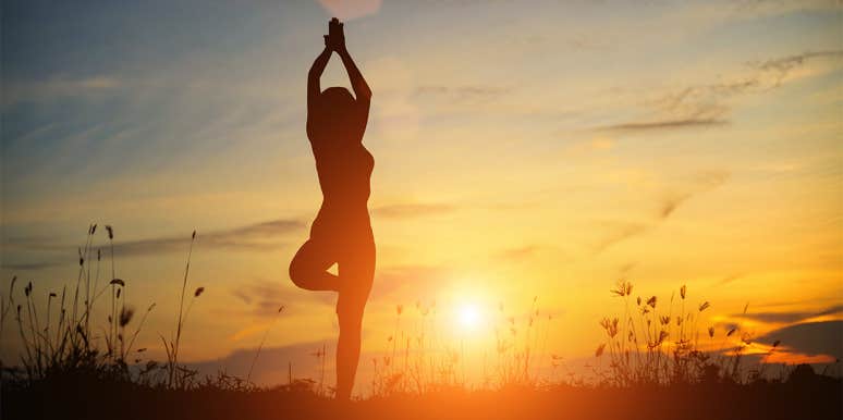 How A Little Bit Of Hope Can Go A Long Way woman in sunset