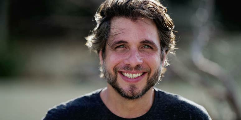 man smiling 