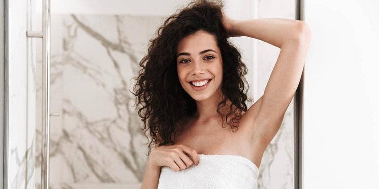 How To Get Luscious Hair: She Takes Hair Out Of A Towel And Boom: Amazing, Curly Hair How To Get Luscious Hair: She Takes Hair Out Of A Towel And Boom: Amazing, Curly Hair