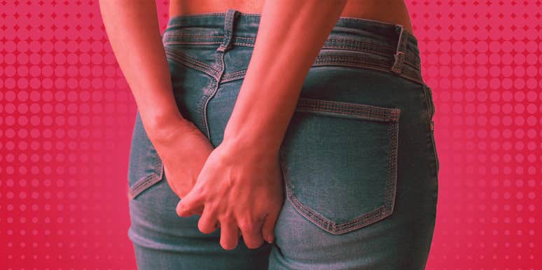 How To Get Rid Of Butt Acne Fast: 10 Remedies person holding their bum
