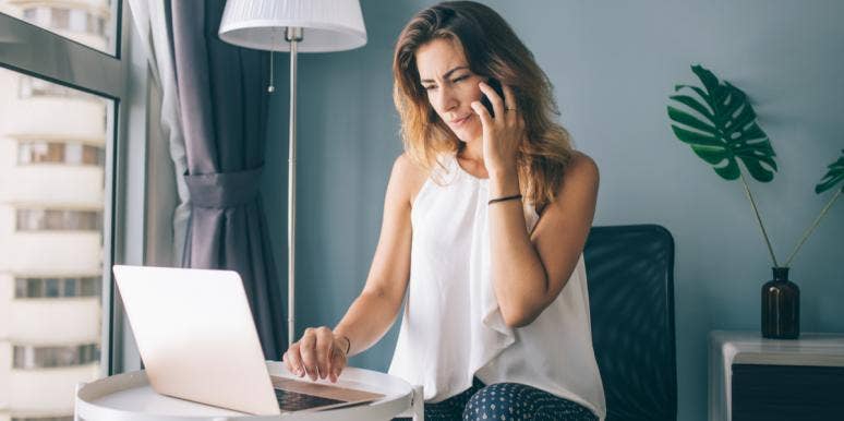 How I Conquered My Adult Bully Like A Grown Woman woman on phone