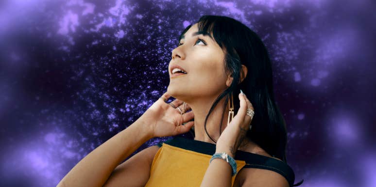 How I Learned To Start Embracing The Unknown woman looking up with wonder