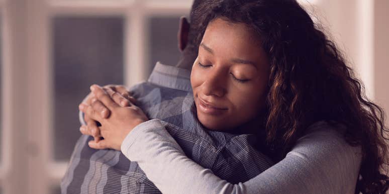 How To Manifest Someone Back Into Your Life woman hugging someone