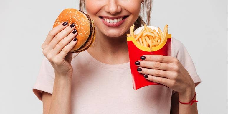 The Super-Scary Way Salt Affects Your Ability To Have Kids burger and fries