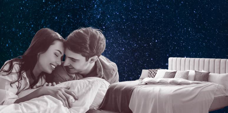 couple, bed, sleep method 