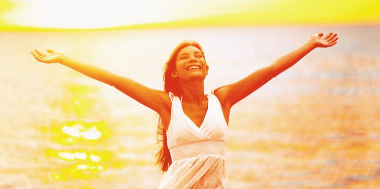 How To Become A Minimalist In 8 Steps free woman arms up