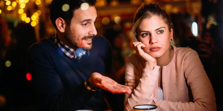 How To Get Out Of A Bad Date Without Being A Total Jerk bored woman on a bad date