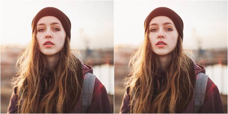 how to get over a breakup mirror image of woman outside in winter
