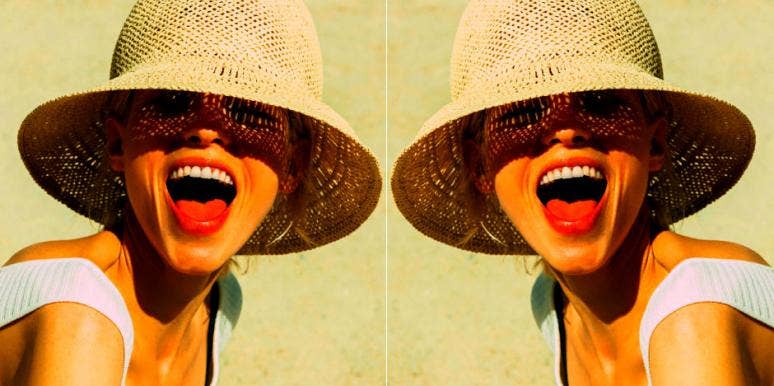 woman with open mouth woman with open mouth