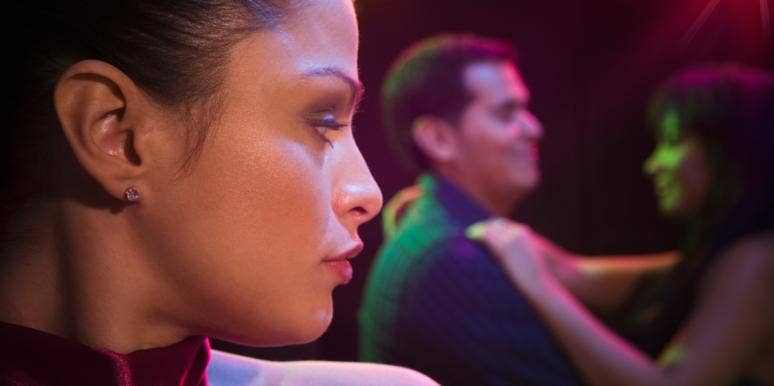 how to let go of a married man woman watching couple dance
