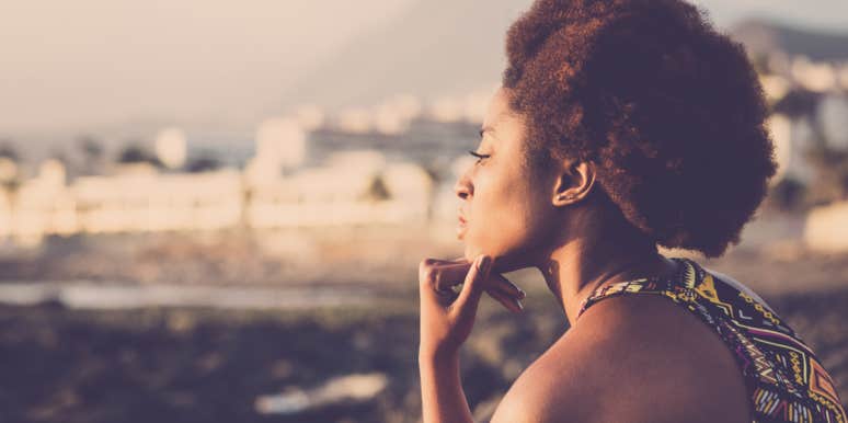 How To Make A Decision Using Intuition & Learning To Trust Your Gut Feeling woman thinking