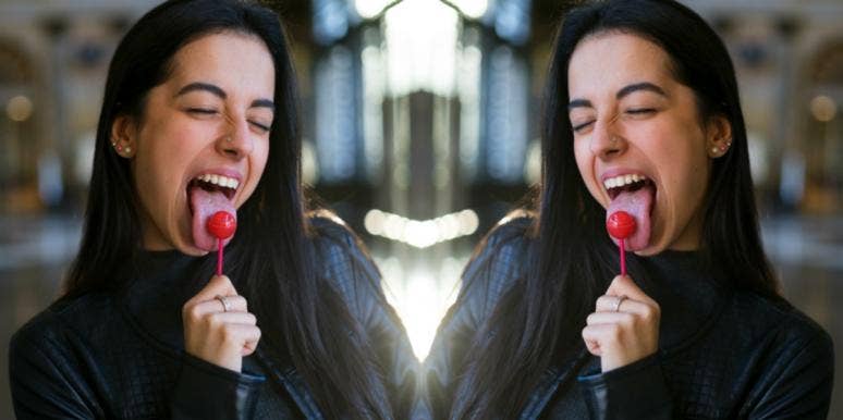 10 Game-Changing Tips For How To Make Out woman with tongue out licking lollipop