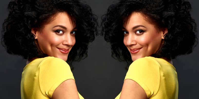 How To Play Hard To Get (And When You Should Even Bother) doubled image of woman looking coyly over her shoulder