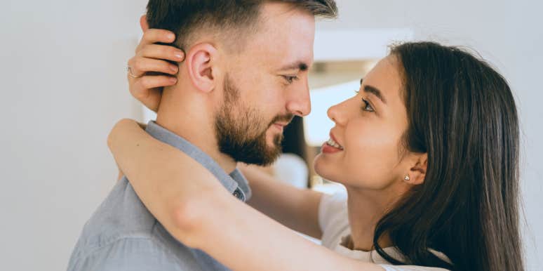 7 Signs You Have Unhealthy Boundaries (That Will Kill Even The Best Relationships) woman hugging man