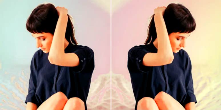 How To Stop Dreaming About Someone woman in bed looking down