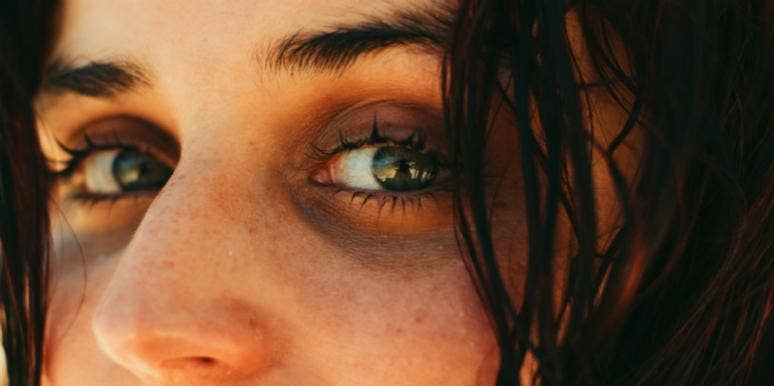 woman's eyes