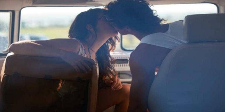 How To Turn A Guy On Fast: 50 Seductive Ways man and woman kissing in a car