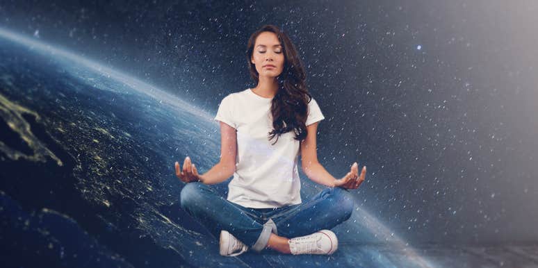 How To Use The Law Of Detachment To Manifest Success woman manifesting
