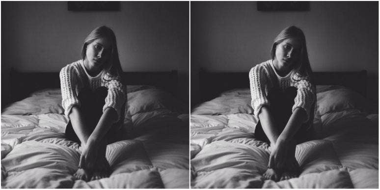 how to write a eulogy sad woman in black and white