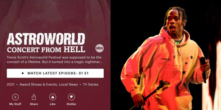 Hulu Astroworld special and Travis Scott