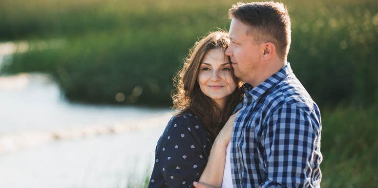 My Husband and I Have a Stupidly Simple Marriage Agreement woman cuddling husband