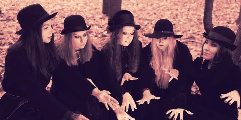 How I Accidentally Joined A Lesbian Coven coven gathering in the woods
