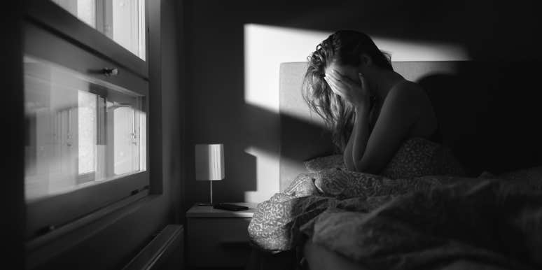 I Was Secretly In A Relationship With My Abuser sad woman crying